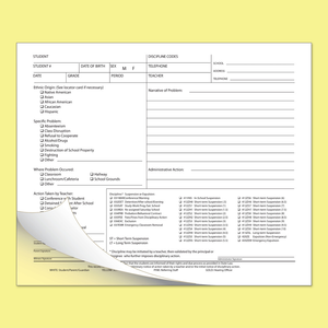 Discipline Form